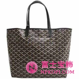 ゴヤールトートバッグ『サンルイPM』（ブラック×ブラック）AMALOUISPM01-TOILE-NOIRE